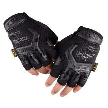 Рукавиці тактичні безпалі Mechanix M-Pact чорні 3594271 фото