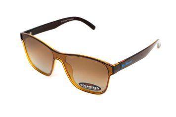 Очки поляризационные BluWater Saltee Polarized (gradient brown), коричневые с градиентом в коричневой полупрозрачной оправе BW-SALT-BRN2 фото