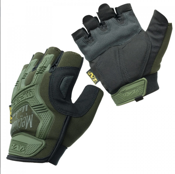 Перчатки тактические беспалые Mechanix M-Pact олива 3585790 фото