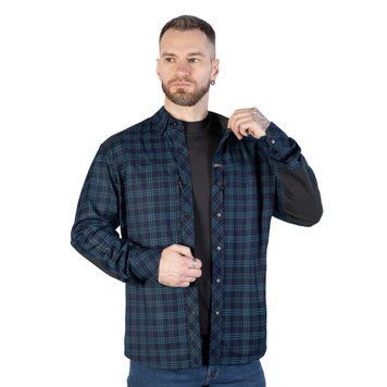 Сорочка "Тайфун" Teal/Navy (9581) 9581 фото