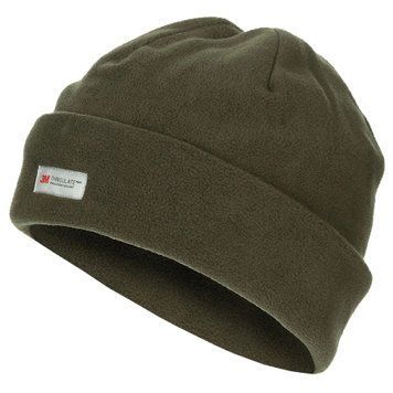 Шапка з відворотом флісова Watch Cap Thinsulate Олива 10853В фото