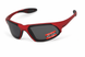 Окуляри захисні Global Vision Code-8 Metallic Red (gray), сірі лінзи в оправі кольору червоний металік GV-COD8RD-GR фото 2