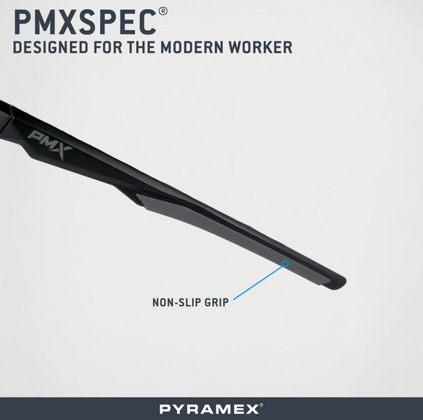 Окуляри поляризаційні (захисні) Pyramex PMXSPEC Polarized (blue mirror) SUPER Anti-Fog H2MAX, сині дзеркальні лінзи в чорно-синій оправі PM-SPEC-GTB12M фото