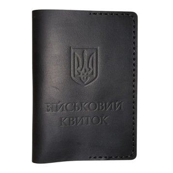Обкладинка Військовий Квиток Чорна CDOVKB фото