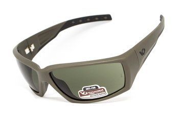 Захисні окуляри Venture Gear Tactical OverWatch Green (forest gray) Anti-Fog, чорно-зелені в зеленій оправі VG-OVERGN-FGR1 фото