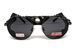Окуляри захисні Global Vision Aviator-5 GunMetal (gray), сірі в темній оправі зі з'ємним ущільнювачем із синтетичної "шкіри" GV-AVI5GM-GR фото 2