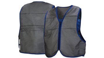 Охолоджувальна жилетка Pyramex CV100X2 (сіро-синя) розмір 2XL-5XL PM-COOL-VESTXXL фото